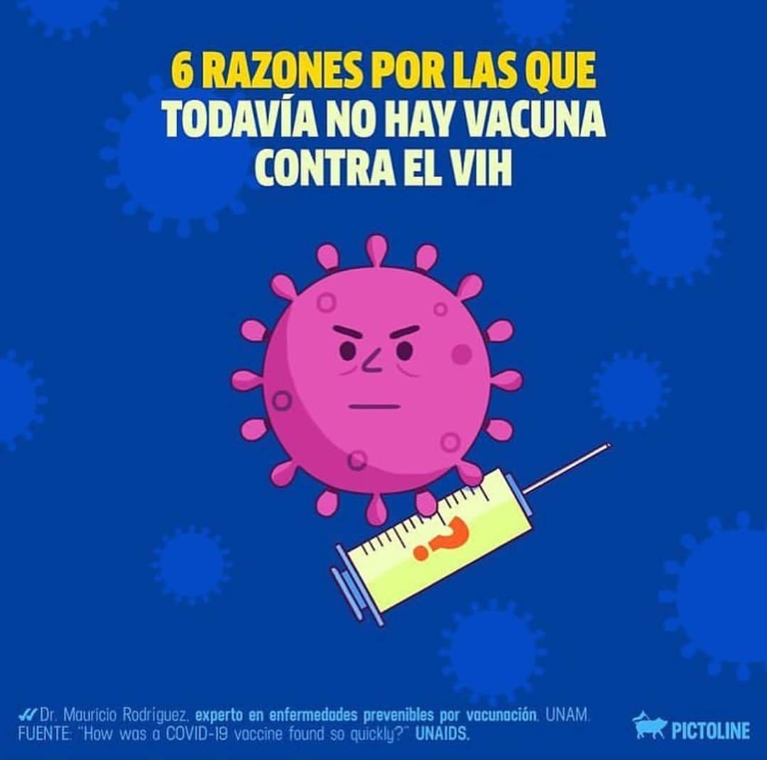 StopVIH's tweet image. Revisemos en esta publicación las razones por las que aún no se cuenta con vacunas para el VIH #StopVIH