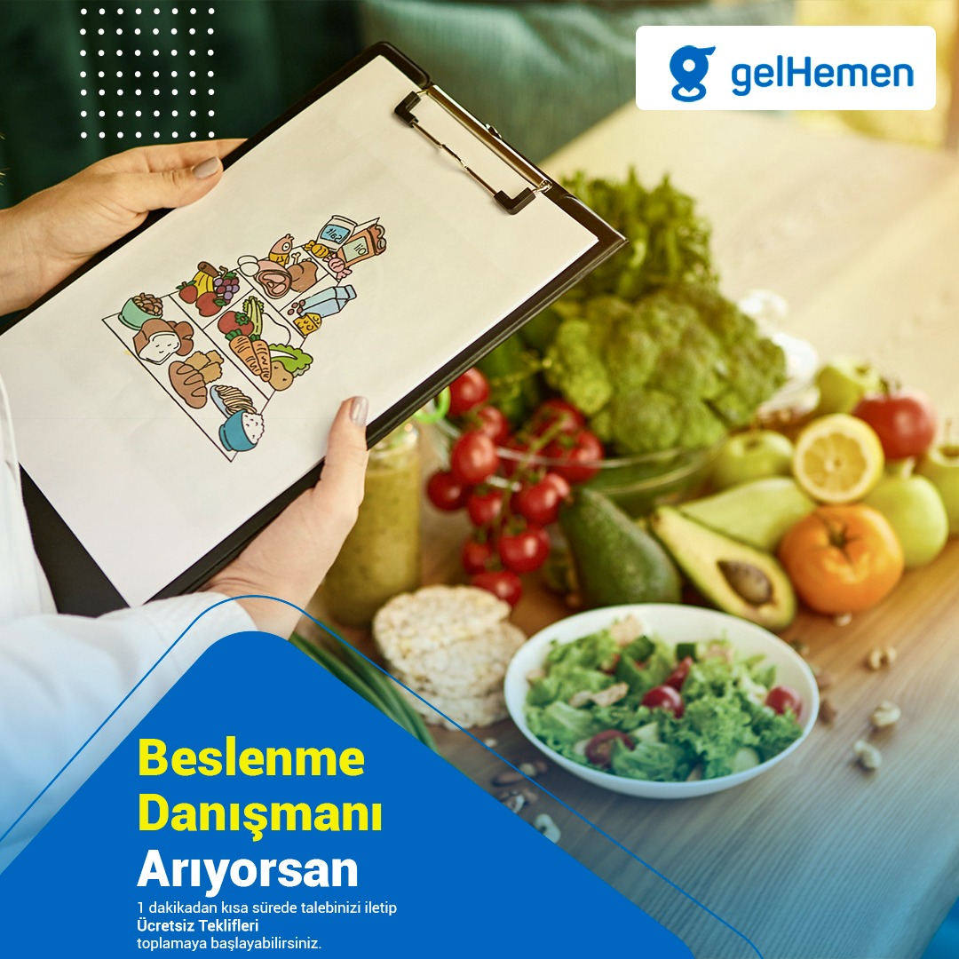 Sağlıklı beslenme, diyet ve kilo yönetimi için bireysel ve kurumsal olarak destek alabileceğiniz beslenme danışmanları “gelHemen”de…
gelhemen.com/tr/service/sag…

#gelhemen #diyetisyen #beslenmedanışmanı #kiloyönetimi #sağlıklıbeslenme #diyet #onlinediyet #zayıflama #kiloverme #öğün
