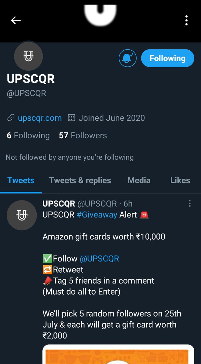SharmiliMishra's tweet photo. @UPSCQR Done all steps 
#GiveawayAlert #Giveaway 
@UPSCQR 
Join -
@i_annyhero
@Giriraj75147192 
@Lovevyas13 
@Tejsing44812435 
@Govind72592758 https://t.co/bxvIAGThF7