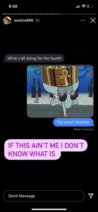Boy please get out my inbox. I start back interracial on the 5th 😂😂 https://t.co/8dwCRv0Ddk