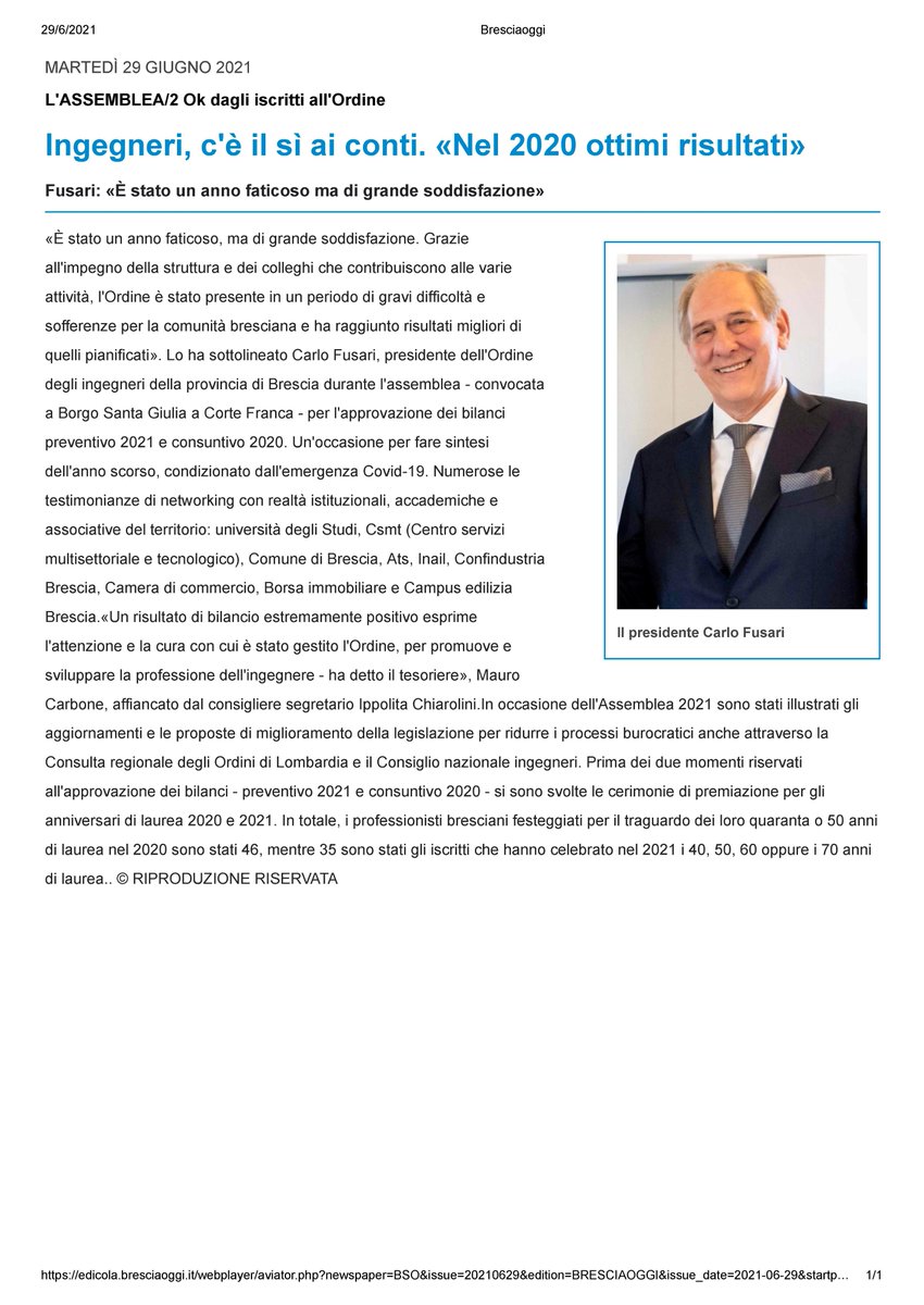 Rassegna stampa #assembleaiscritti2021
lavocedelpopolo.it/citta/il-2020-…
radiobrunobrescia.it/2021/06/28/ing…
gazzettadellevalli.it/evento/bilanci…