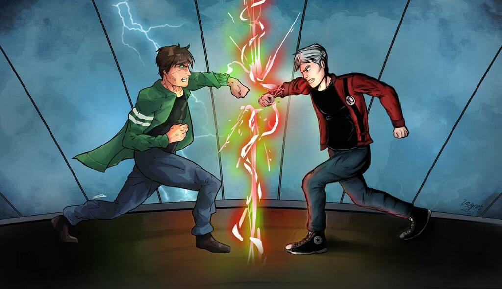 JarrodShujin's tweet photo. Fun little collab with @z4y4n
 (mine on left) 

#ben10 https://t.co/rhrd9m59Is