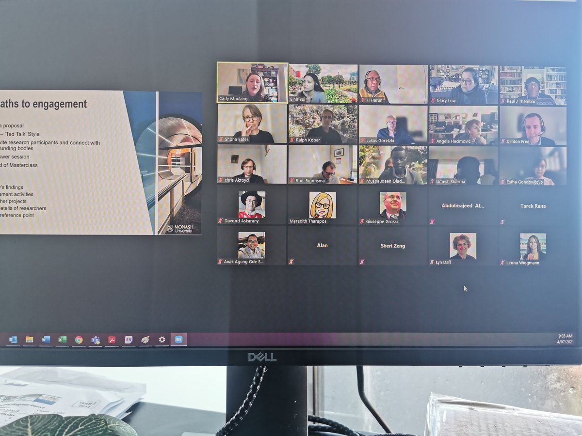 Full house QualRAN SIG with exciting sessions on Making research impactful by Carly Moulang (MonashUni) and on effective writing by Shona Bates