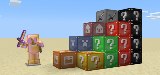 MCPEDL on X: Lucky Blocks - Addon - Updated! -    / X