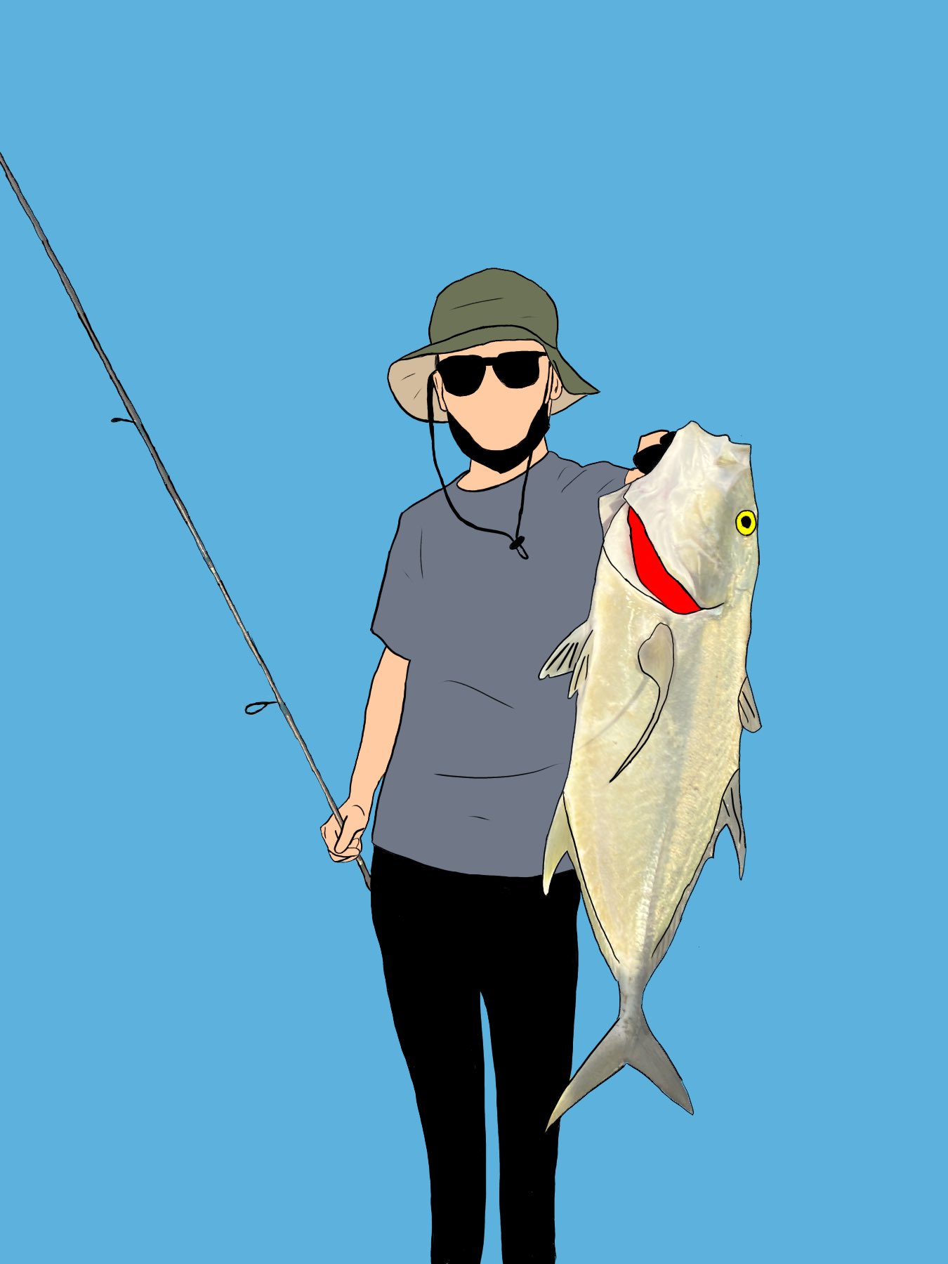 Bait Ball ベイトボール Twitterissa 釣果をイラストにしてみた 魚はリアルに 沖縄ルアー 沖縄釣り イラスト T Co Qvkcn0u3cp Twitter