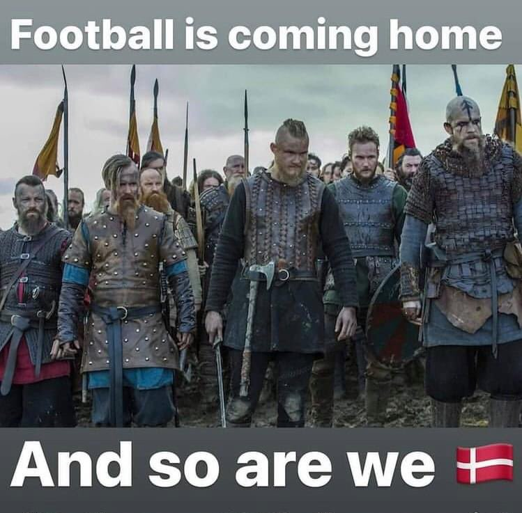 Dear <a href="/BorisJohnson/">Boris Johnson</a>, we hear that you will allow 60,000 English fans at the semi-final, but that all travelling Danes are banned from Wembley. Don't worry, that's okay with us. PS: If on Wednesday you see longships approaching from the East; keep calm and carry on. It's nothing.