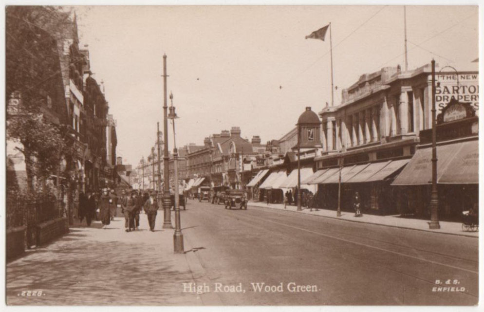 ianVisits on Twitter "Vintage photo Wood Green High Road https//t