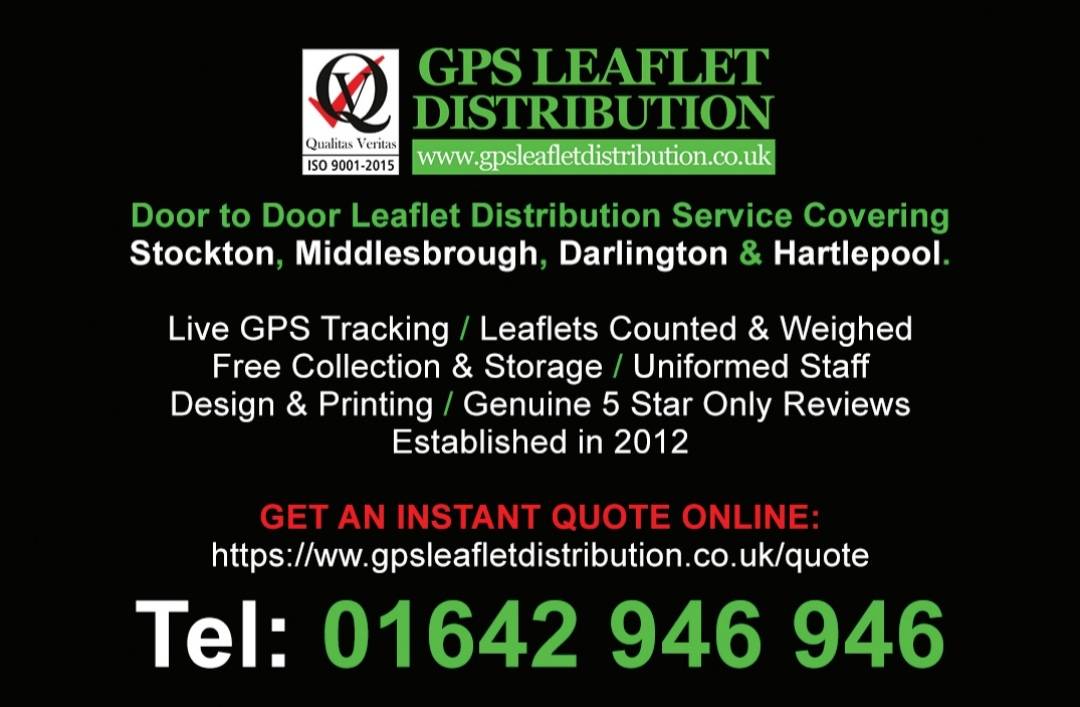 Give us a call on 01642 946 946 to talk about your next leaflet campaign 👍

gpsleafletdistribution.co.uk