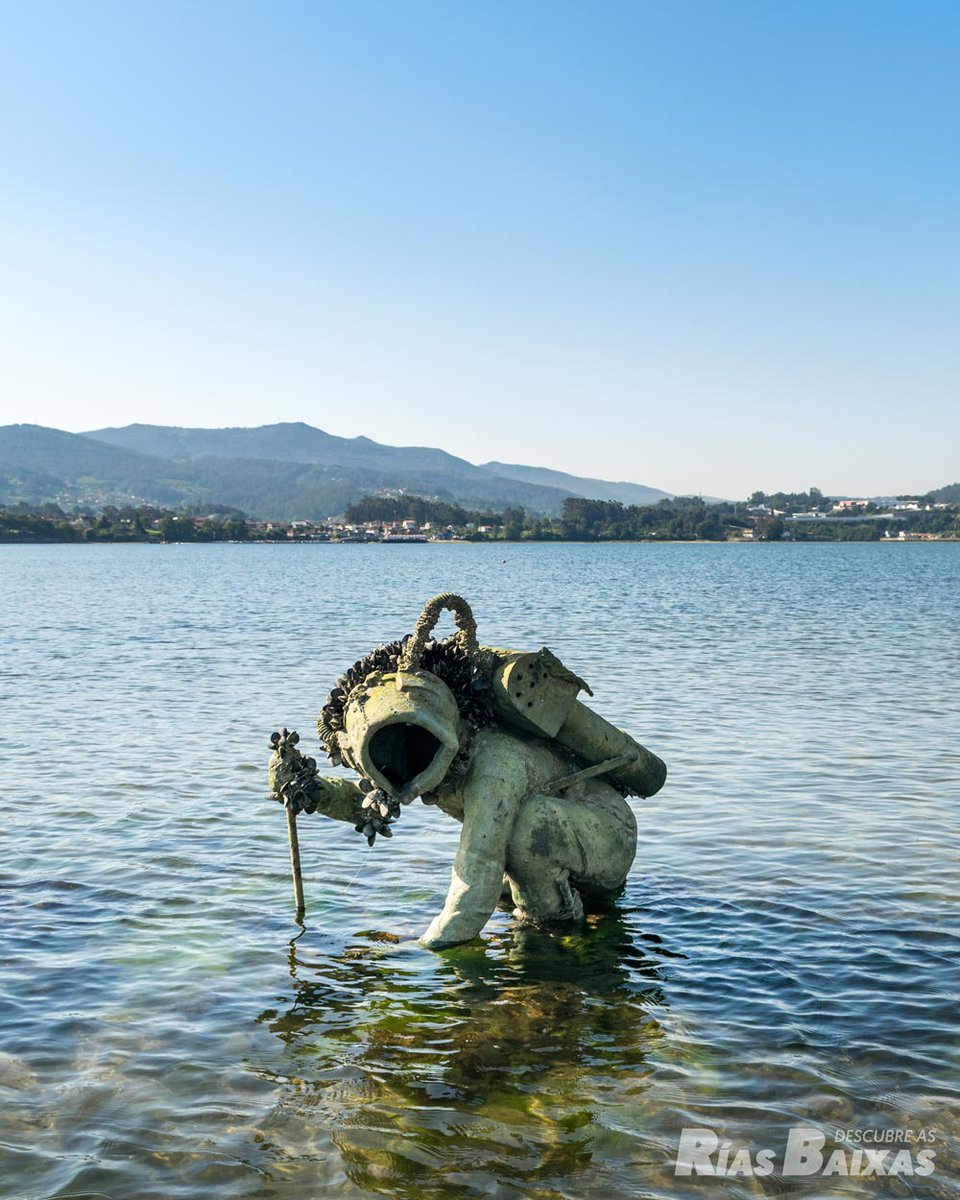 descubreasRB's tweet photo. Buscando tesoros en la ría de Vigo. 
Playa de Cesantes, concello de Redondela. https://t.co/ZCj7VArcsM
