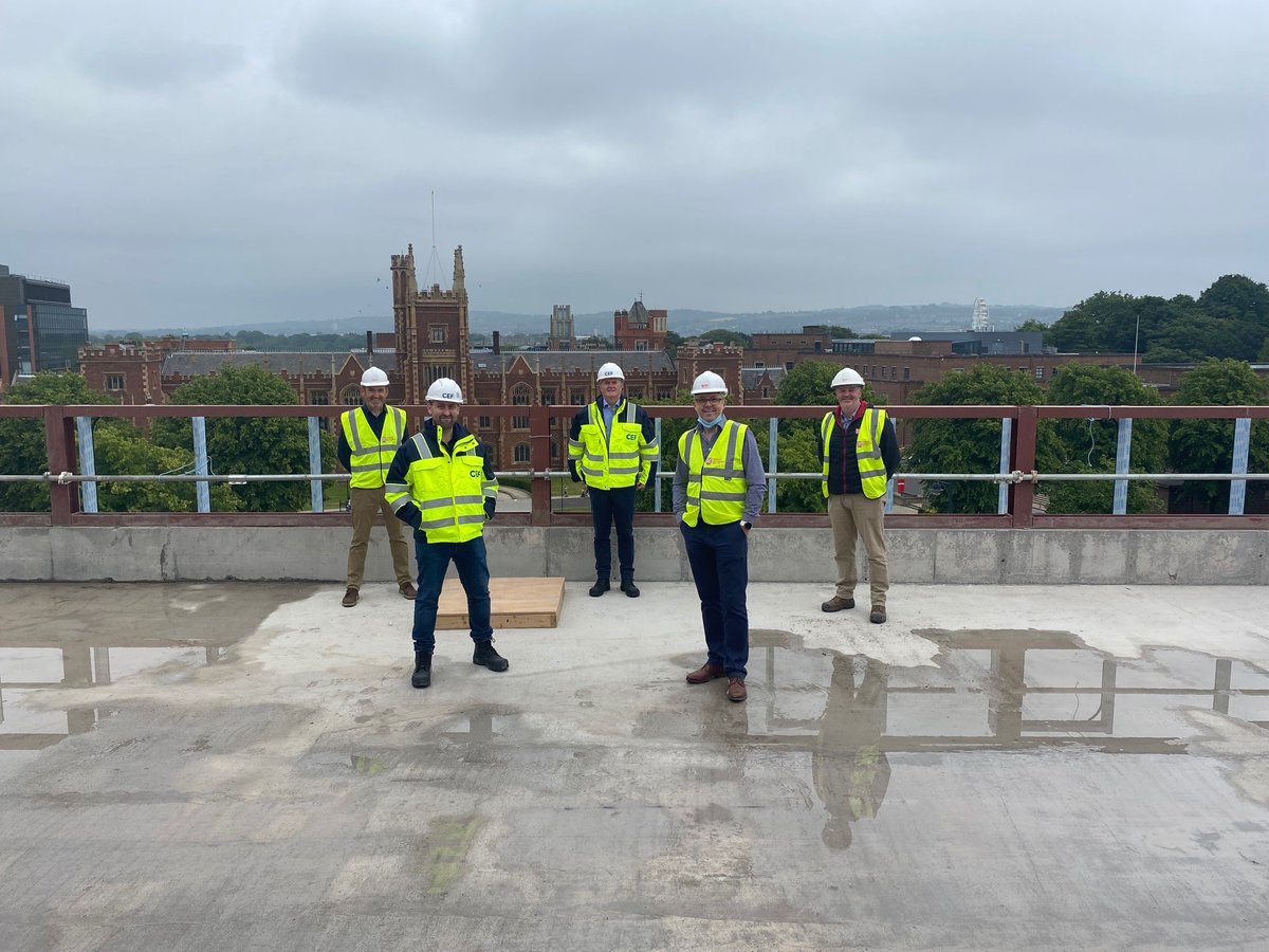 CEFNI1's tweet image. Great to see this landmark project at @QUBelfast being delivered by #FelixOHare The exterior is impressive, but it is only once inside you appreciate the scale and ambition of this new #StudentCentre.  Great collaboration and quality management all round.