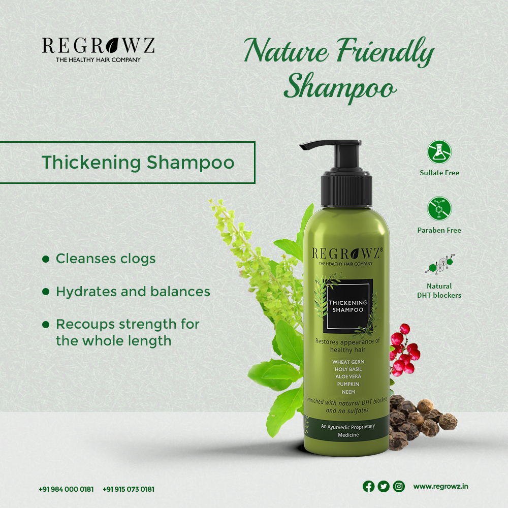 Cleanses clogs ,Hydrates and balances,
Recoups strength for the whole length

#regrowzin #regrowzindia #hair #hairloss #hairproducts #naturallonghair #hairproblems #haircaretips #haircareproducts #haircare #shampoo #shampoonatural #hastag