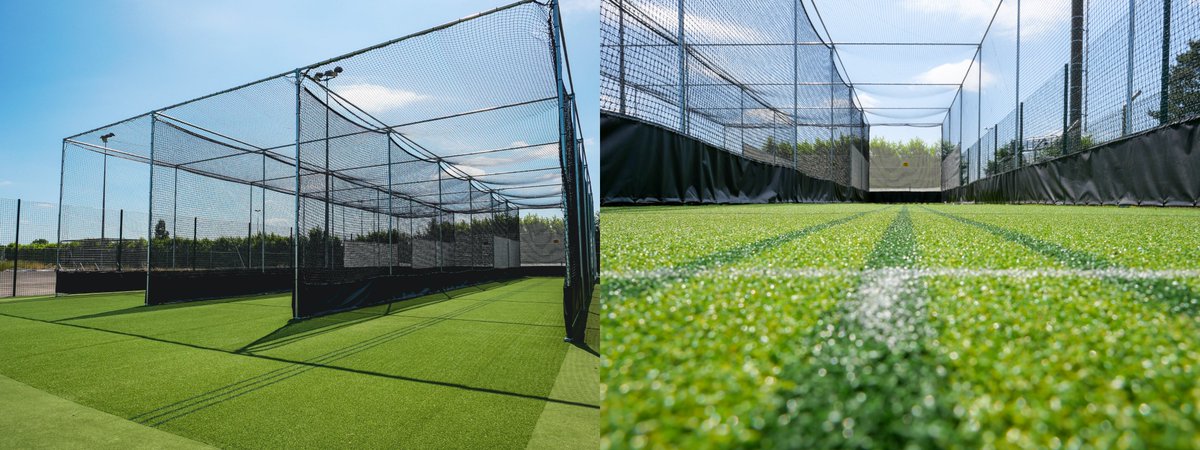MarkCoeshawNS's tweet photo. Yet another stunning 🌟 #NGUltra cricket practice facility complete thanks to @NottsSport Cricket South’s @SCSlatter. This Triple Lane delight is at @AshfordCricket Club. 🏏 https://t.co/yYe2coemYv