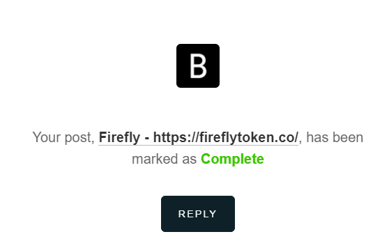 firefly_token's tweet photo. Great news everyone, Firefly is now officially on BlockFolio 🥳 #blockfolio #besomeoneslight #cryptotwitter #cryptocurrency #BSCGems #BSC   #CryptoNews #cryptotrading #Airdrop #Binancechain #BitcoinLiyaKya #DeFi https://t.co/AxYrBFb5PM