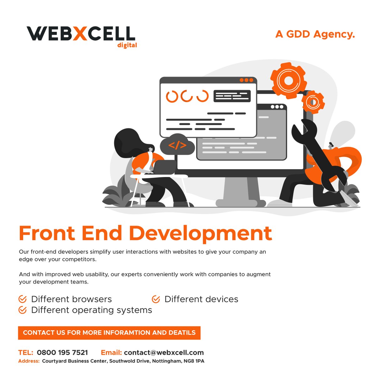 WebxcellD's tweet image. A user interface is like a joke. If you have to explain it, it’s not that good.
@WebxcellDDigital we give all the nice looks on your websites

contact: @WebxcellDDigital for your web development services