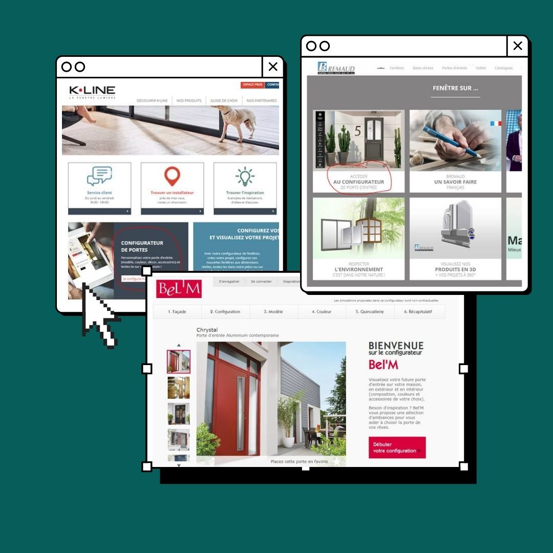 Aménager votre intérieur Ep2 

Cette semaine, on vous présente nos configurateurs favoris pour concevoir votre porte d'entrée ! ✨
> maporteamoi.fr/configurateur/…
> bremaud.com/page/configura…
> configurateur.belm.fr
Vous avez trouvé la porte de vos rêves, contactez-nous ! 📧