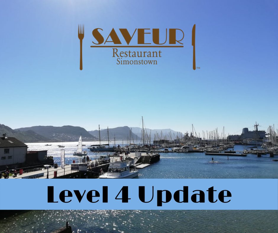 billboardsa's tweet photo. Saveur Restaurant is open for take-away, and has introduced deliveries in the deep south.

https://t.co/05gFsnB53P

#Restaurants #Level4 #Lockdown #CapePeninsula #CapeTown #Saveur #SavCafe #Simonstown #HarbourBay #BillboardSA https://t.co/Bmq8hi8vZL