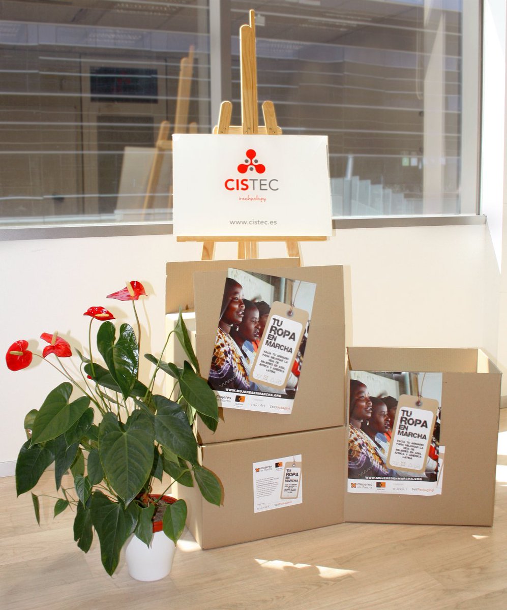 En #Cistec hemos impulsado el proyecto #turopaenmarcha de <a href="/AlboanONG/">Alboan ONG</a> para la recogida de ropa en buen estado con el fin de solidarizarnos en #causassociales, cuidar nuestro  #nuestroplaneta y promover acciones de #economíacircular y #desarrolloeconómico sostenibles.