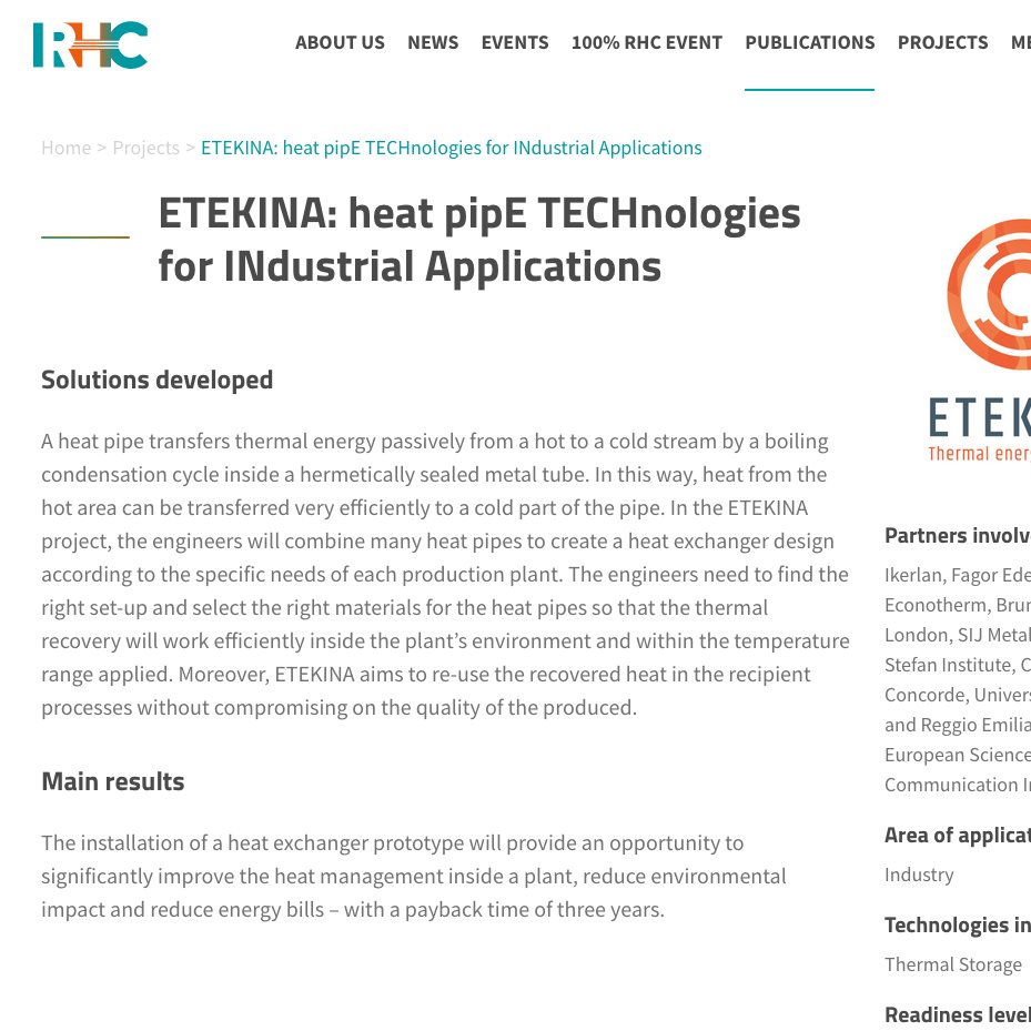 Find #ETEKINA project and many other #RHC projects on the #European #Technology and #Innovation #Platform on #RenewableHeating and #Cooling 👉  rhc-platform.org/project/etekin… @EtipRhc