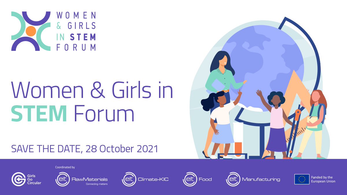 EUDigitalEdu's tweet image. 🙌 @GirlsGoCircular, in collaboration with DG EAC, is happy to announce the first Women and Girls in STEM Forum taking place on 28 October 2021! 👩‍🔬 🔜 

Registrations will open soon – stay tuned! 👀 

More 👉 eit-girlsgocircular.eu/women-and-girl…

#WomenandGirlsinSTEMForum