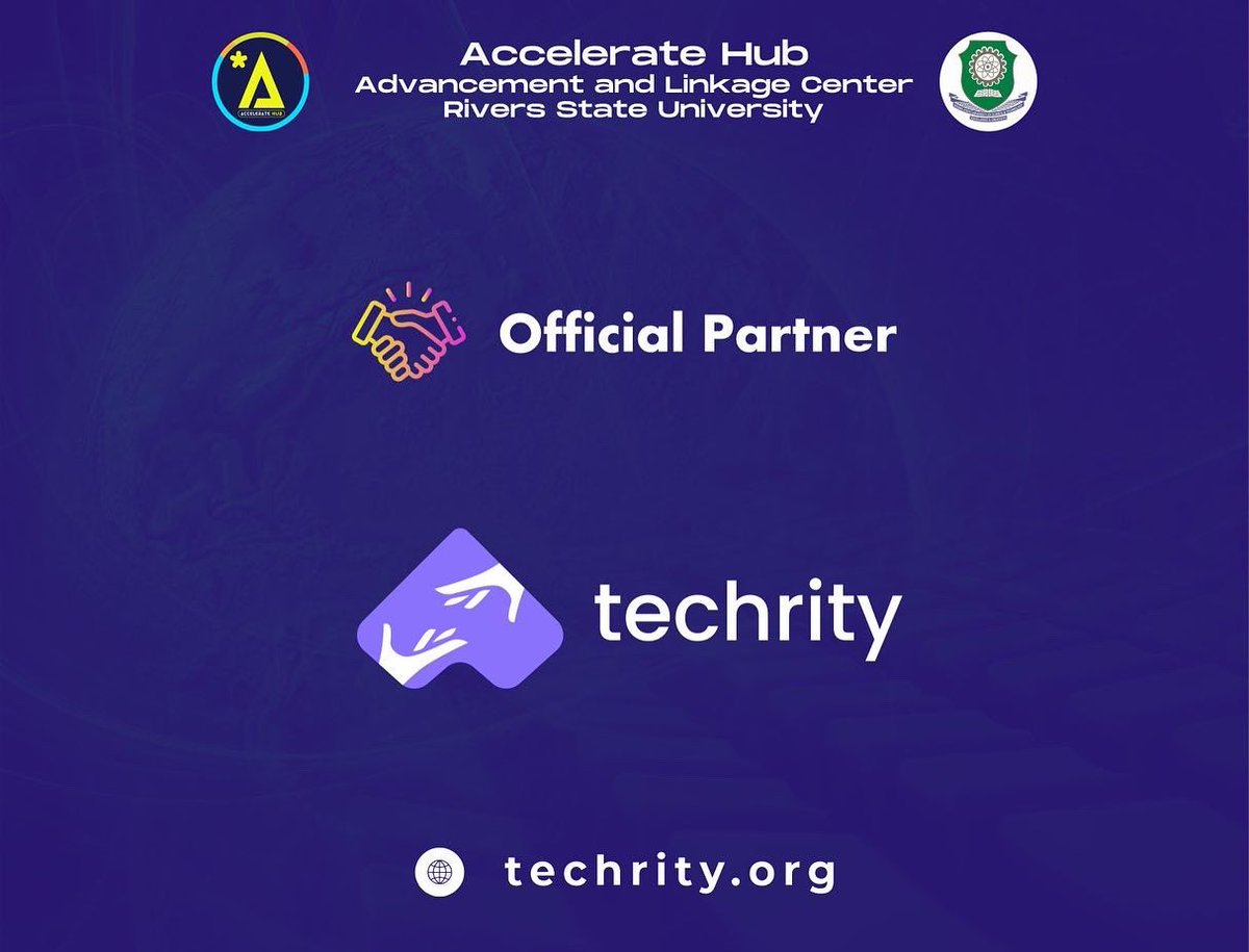 techietainment's tweet photo. Spark is organized by @acceleratehubng and will hold this Friday, 9th July 2021 at Rivers State University, Amphitheater by 11:00am prompt.

Also see the official sponsors of the event @productsio @techrityorg 

https://t.co/j0OYyIwslJ

#techietainment
#spark
#partnership 
#diig https://t.co/Rr25pWJ0MM