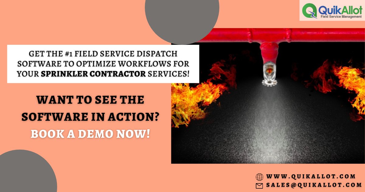 owc_my's tweet image. Get the #1 #FieldServiceDispatchSoftware to optimize workflows for your #SprinklerContractorServices!
Want to see the software in action? Give us a call now! bit.ly/3dpvCZT