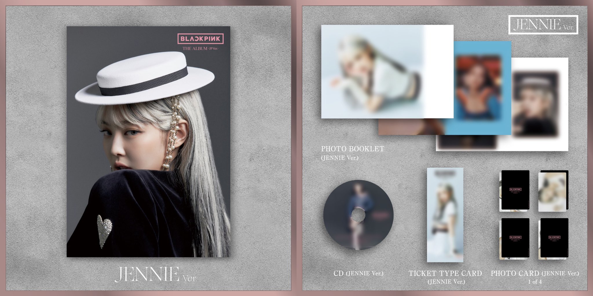 BLACKPINK THE ALBUM JP Ver JENNIE 新品未開封