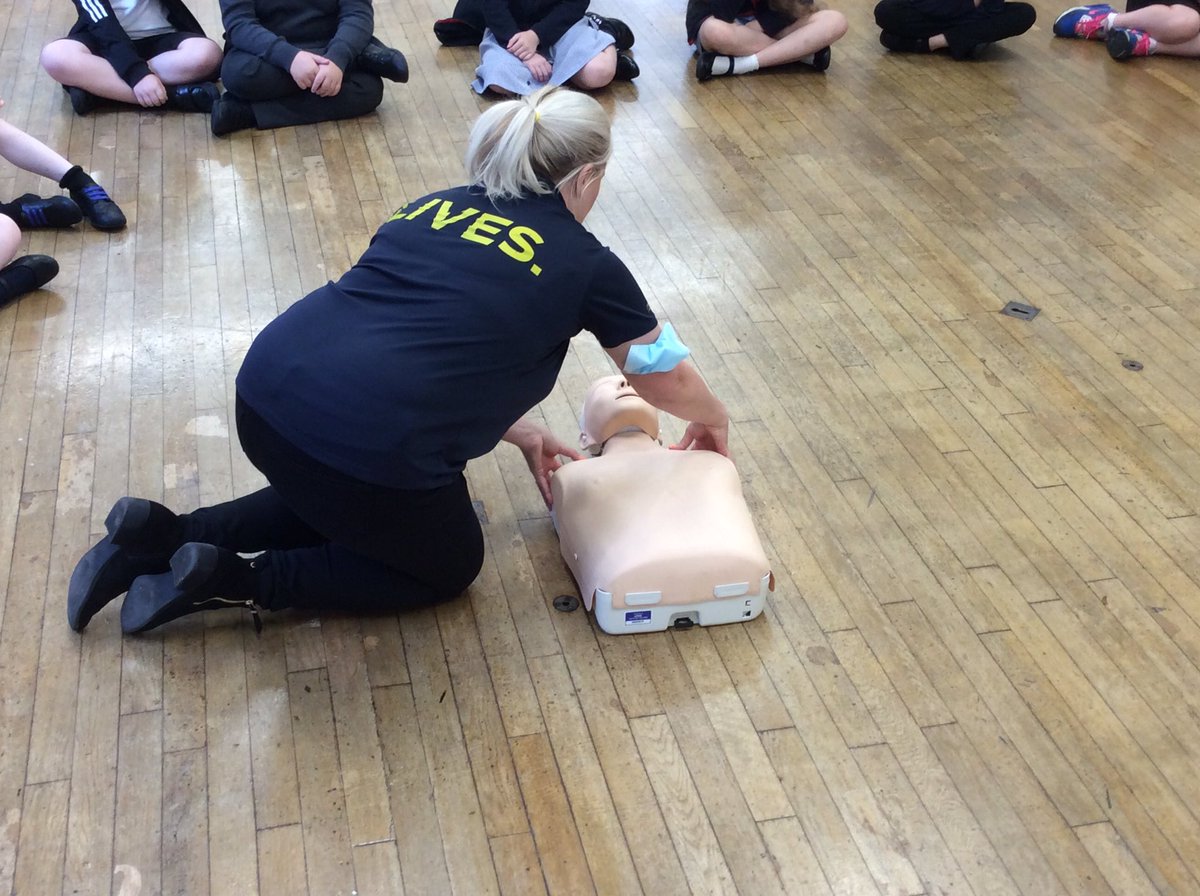 <a href="/National_Y5/">National Year 5</a> Children are enjoying the training from LIVES this morning. <a href="/National_Junior/">The National Church of England Junior School</a> #cprsaveslives