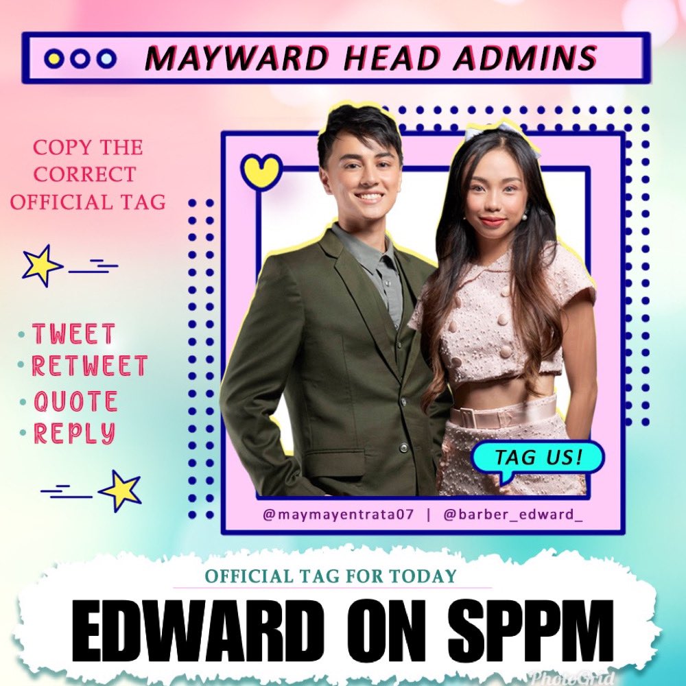 <a href="/mwtrendsetter/">MayWard Trendsetter✈</a> <a href="/JeepneyTV/">JeepneyTV</a> <a href="/Barber_Edward_/">Edward Barber</a> <a href="/maymayentrata07/">Maymay</a> EDWARD ON SPPM
EDWARD ON SPPM
EDWARD ON SPPM
#MayWard
<a href="/maymayentrata07/">Maymay</a>
<a href="/Barber_Edward_/">Edward Barber</a>