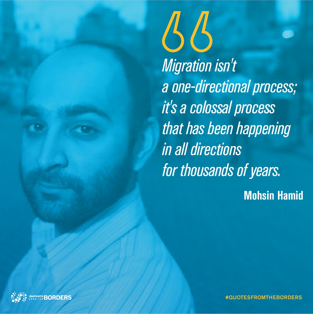 #Quotesfromtheborders

Mohsin Hamid is is a British Pakistani novelist, writer and brand consultant. 

#MohsinHamid #writer #Pakistani #migration