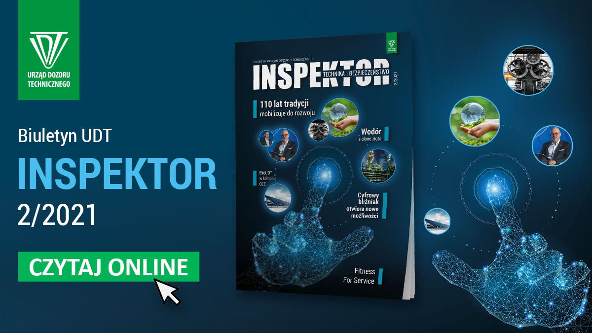 Zapraszamy do lektury kolejnego w tym roku wydania biuletynu UDT "Inspektor - technika i bezpieczeństwo"
udt.gov.pl/images/INSPEKT…