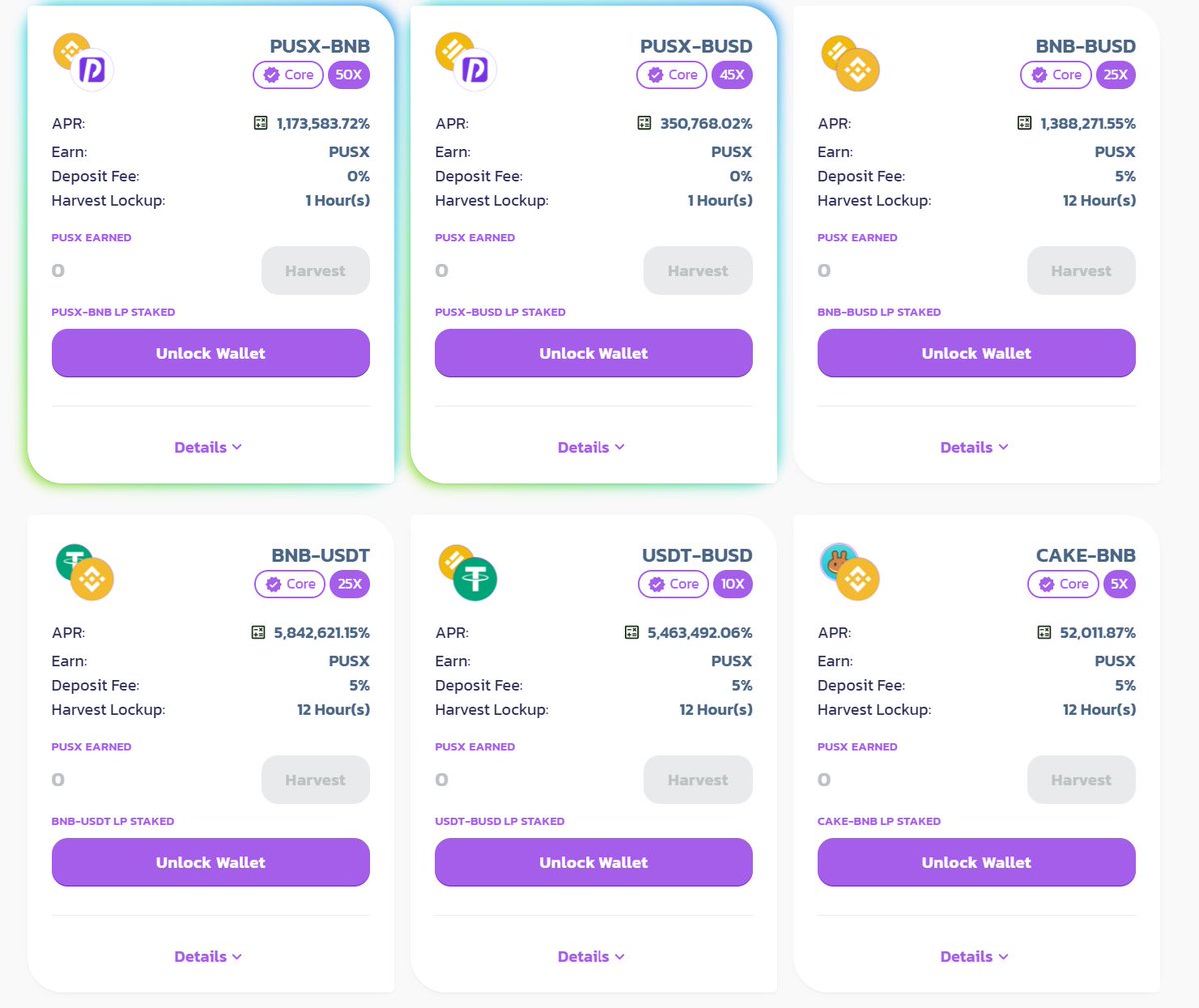 PuSwap's tweet photo. Nice APR waiting for you🔥🔥🔥
Are you ready?⏰
Farming and Staking start at block #8899999 (Tue Jul 06 2021 03:20:47 GMT+0700)⏰
💹Buy PUSX Token now on Pancakswap: https://t.co/xfac9NGKCI

⏰Start Farming now 👉 https://t.co/hR4KvxoaiW 

Just only 11 Hours 17 Mins.

#yieldfarm https://t.co/oTZNwvimoQ