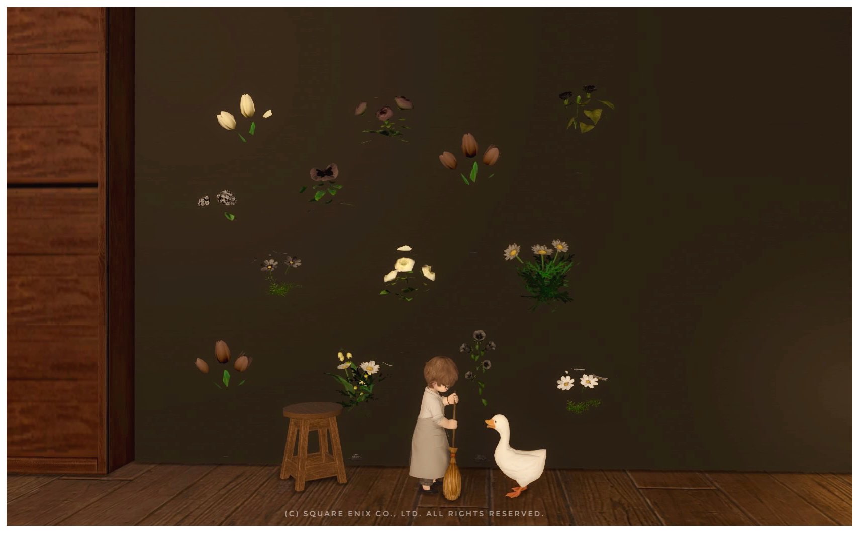 ロミミ Risu ボタニカルな壁紙を作った Ff14 Ff14ハウジング T Co Qodpxgmngk Twitter