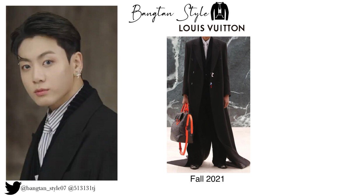 Bangtan Style⁷ (slow) on X: BTS x LOUIS VUITTON BTS wears Louis Vuitton  Fall 2021 Collection. #JUNGKOOK #V #JIMIN #JHOPE #BTS #방탄소년단 #LVMenFW21  @BTS_twt @LouisVuitton  / X