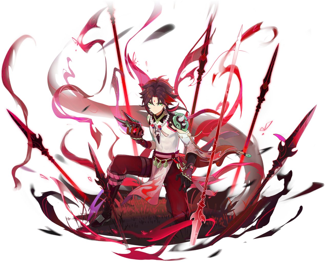 アセクテント 魈の色変えた 赤魈いいね 原神 魈 Xiao T Co Pkuoyyajv4 Twitter