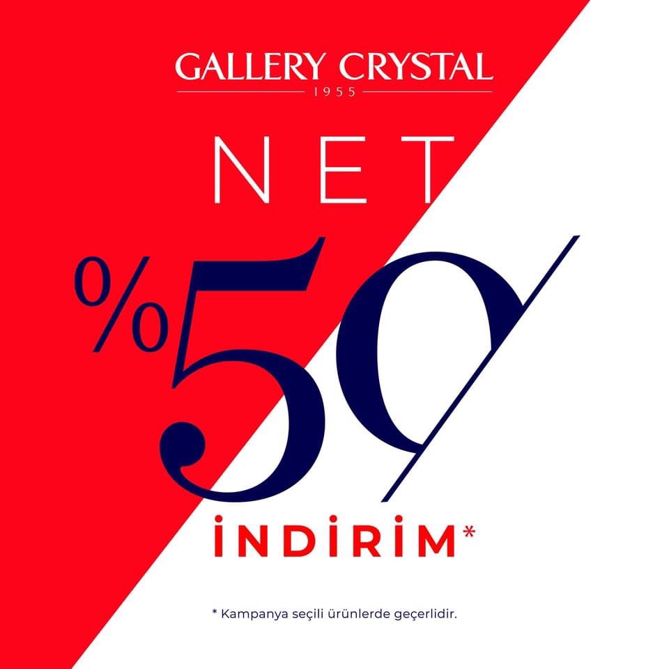 GALLERY CRYSTAL MAĞAZASINDA Seçili ürünlerde NET %50 İNDİRİMİ SİZLERİ BEKLİYOR.
GALLERY CRYSTAL MAĞAZASINDA Seçili ürünlerde 1 ALANA 1 BEDAVA İNDİRİMİ SİZLERİ BEKLİYOR.

#gallerycrystal #pelicanmall