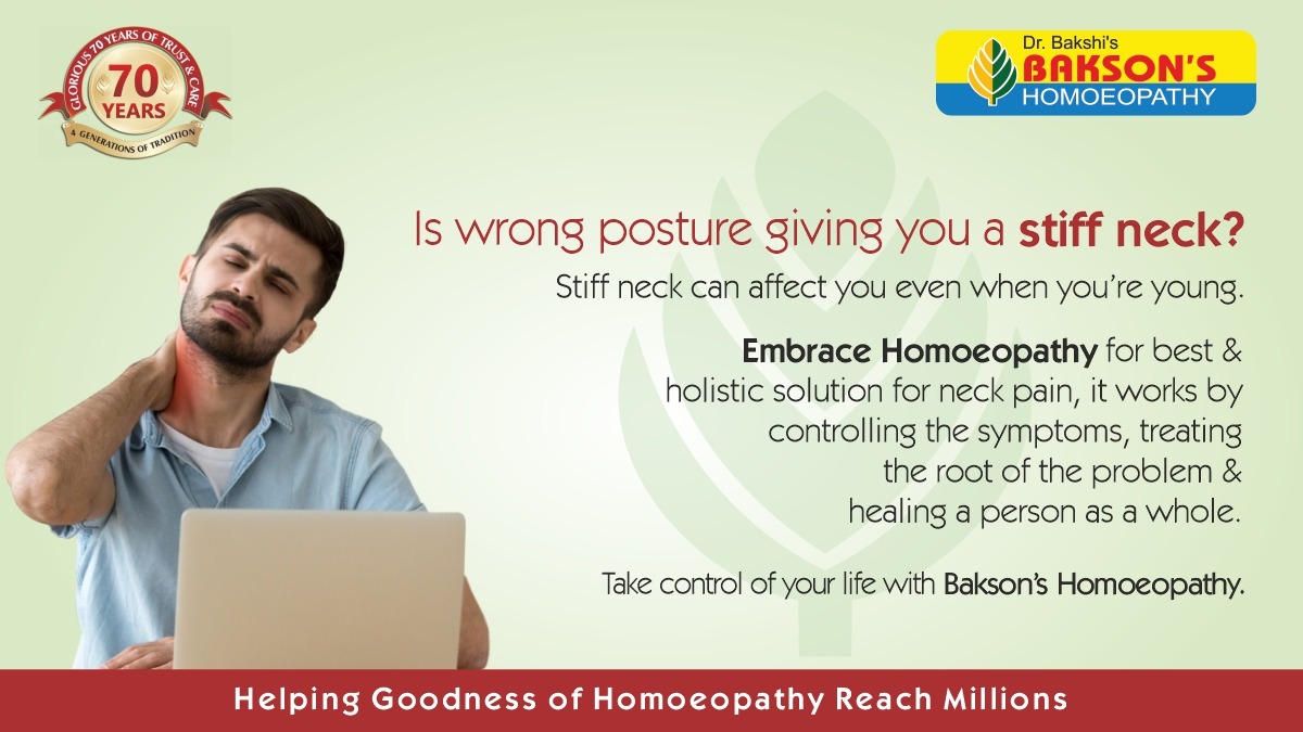 Baksons's tweet photo. Relish the benefits of wholesome & lasting relief from #neckpain, by caring & #healing from the core and in entirety with #BaksonsHomoeopathy.
For more information, call: 01141646562 or visit https://t.co/o51qchGrKO
#Posture #WrongPosture #Bakson #NeckPain #HolisticSolution https://t.co/BZWojlvSpr