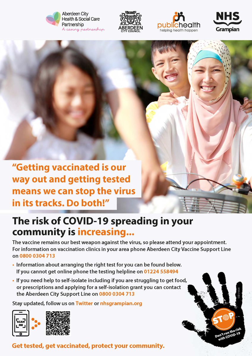 Handy contact details below for accessing the Covid-19 vaccination and community testing 👇