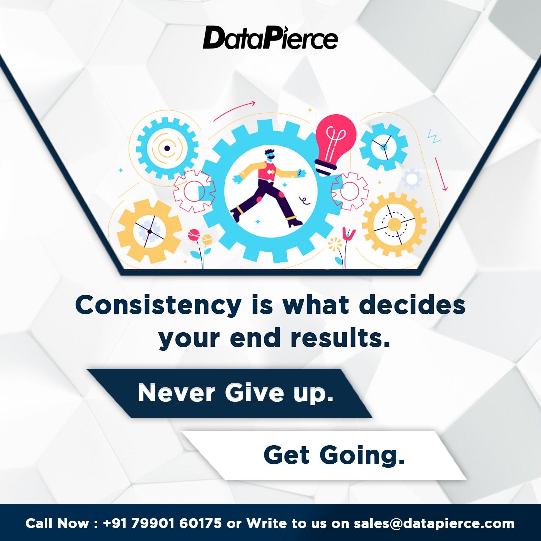 datapierce's tweet image. Success does not come overnight, it is the end result of certain efforts made in the right direction. Over the top, being consistent with your efforts is of utmost importance.

Never Give up. Get Going.

#startups #hustle #strength #business #entrepreneurs #businessowner