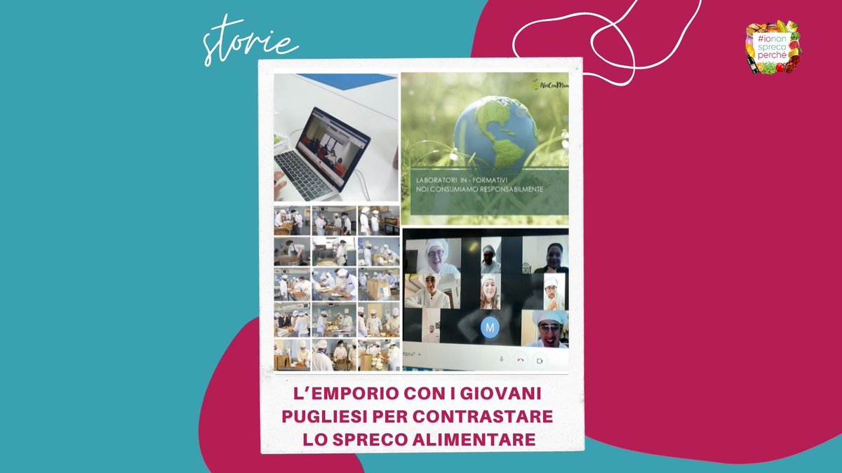 nonsprecoperche's tweet photo. 🙎‍♂️“NoiConMente” progetto per sensibilizzare i giovani pugliesi al recupero e riutilizzo di eccedenze alimentari e non. 🤝La forza della rete di @emporiosolidale per sensibilizzare il territorio e coinvolgere la comunità scolastica. 

👉Scopri la Storia: https://t.co/XUqJJZC4ur https://t.co/pTf246zh1C