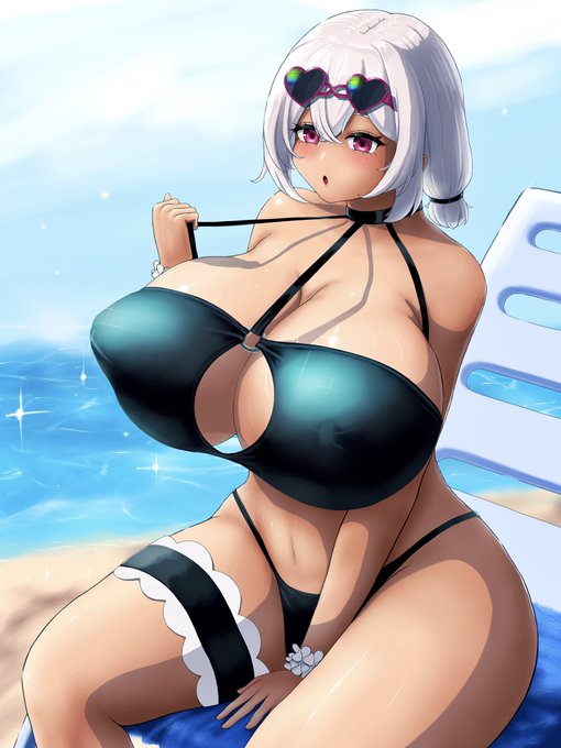 #ビキニの日

アズールレーンよりシリアスちゃん
一緒に海行きてえなあ🏖 