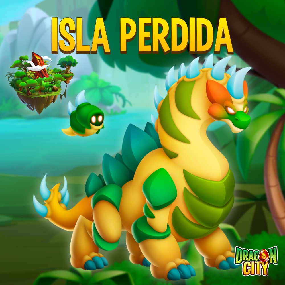 DragonCity on X: Are you ready to explore the Isla Perdida, the last in  our primal adventure? Meaning the 'lost island', here you can take a breath  of fresh air and meet