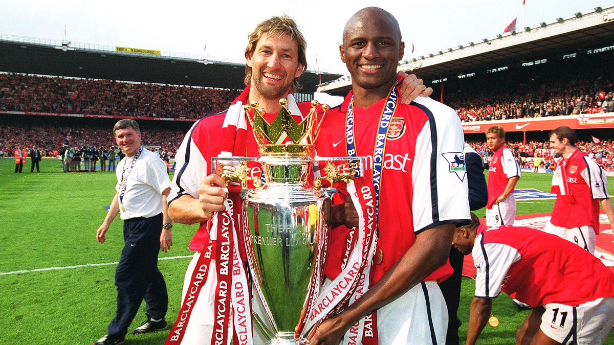 Patrick Vieira is the 15th player to win the #PL title and go on to manage in the competition 🏆 @OfficialVieira • @CPFC