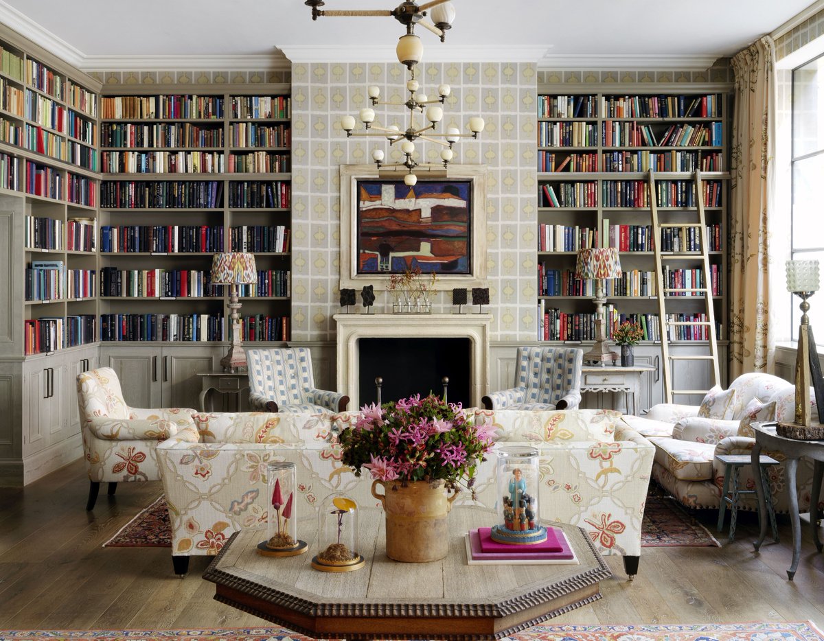Ham_Yard's tweet image. Our much loved #library at has had a #minimakeover! The walls and curtains are unchanged, however, we have reupholstered all of the furniture in some new and exciting designs. Read more on Kit Kemp's design blog:  kitkemp.com/ham-yard-hotel…