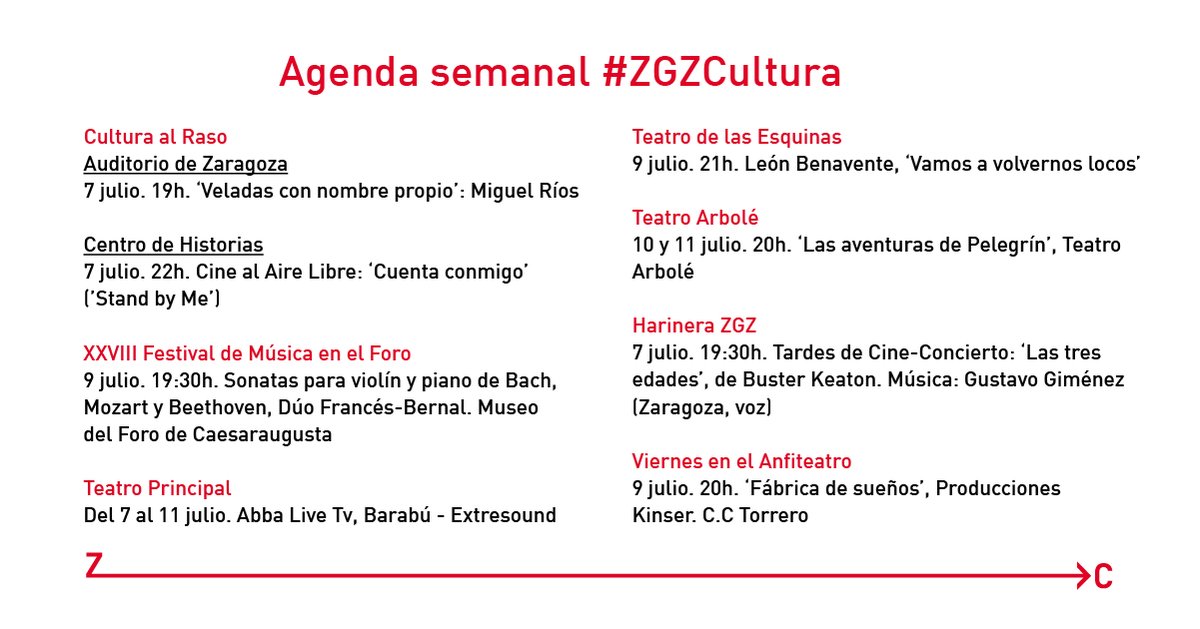 ZCultura's tweet photo. ¡Holi semana🤩🌈! Aquí tienes algunas cositas interesantes para hacer estos días, ¿estás "ready"para disfrutar con #ZGZCultura😎🙌?

👉 https://t.co/2Kdk9nUbpu

#ZGZCultura #CulturaSegura https://t.co/johon9JgUo
