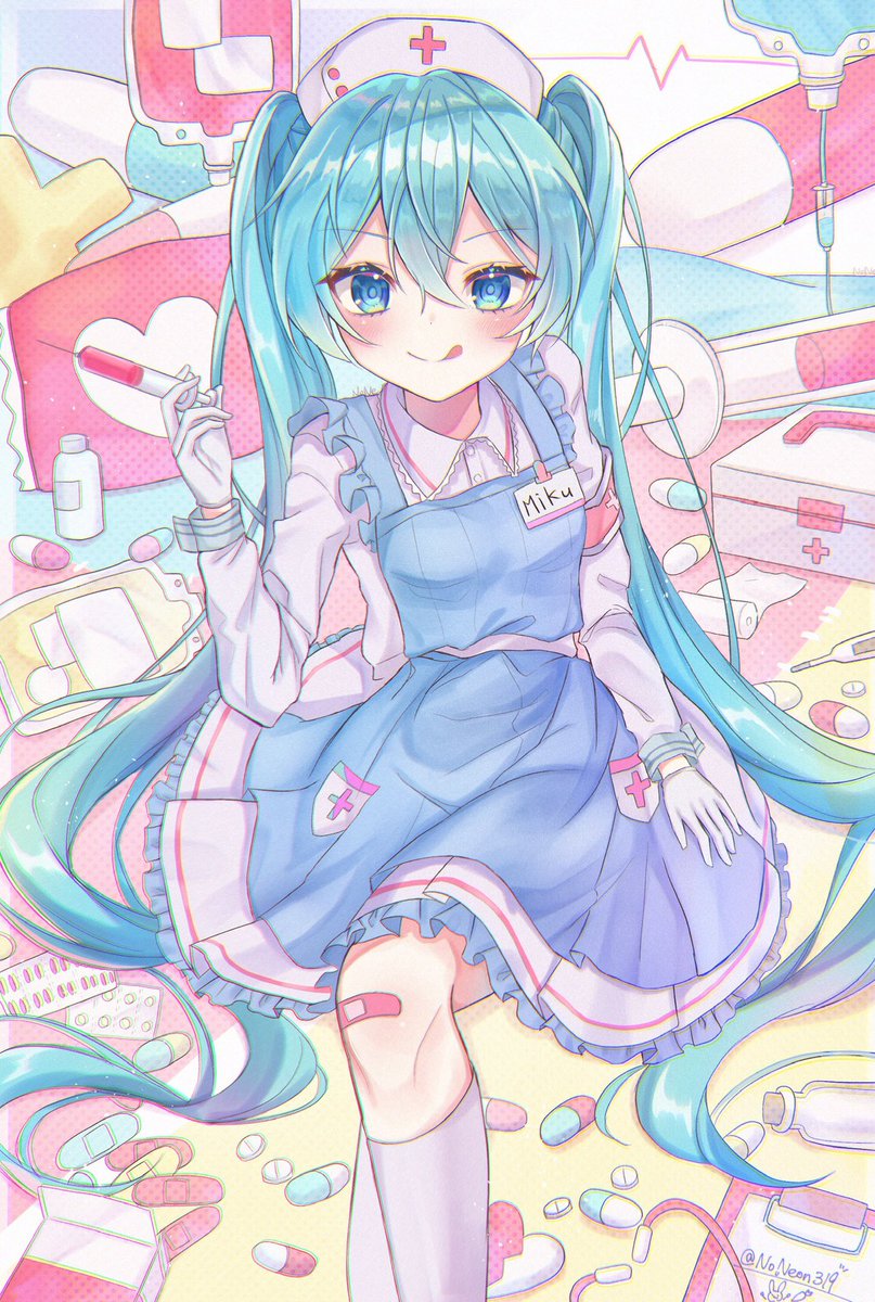 初音ミク 「#自分が選ぶ今年上半期の4枚 
上半期溶けるの早かった…!!₍ ᐢ. ̫ .ᐢ 」|NoNeのイラスト