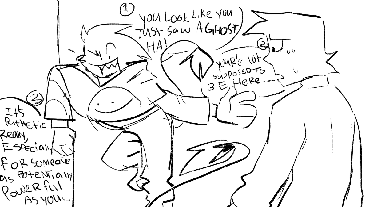 hes fun to draw or whateva 