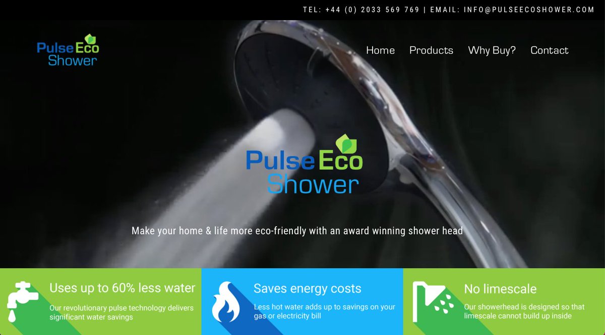 nextnorth's tweet image. Shopify website build for @pulseecoshower ! One of our latest bespoke @Shopify client website developments. Consisting of background video footage to show off their shower head products. Check it out at pulseecoshower.com