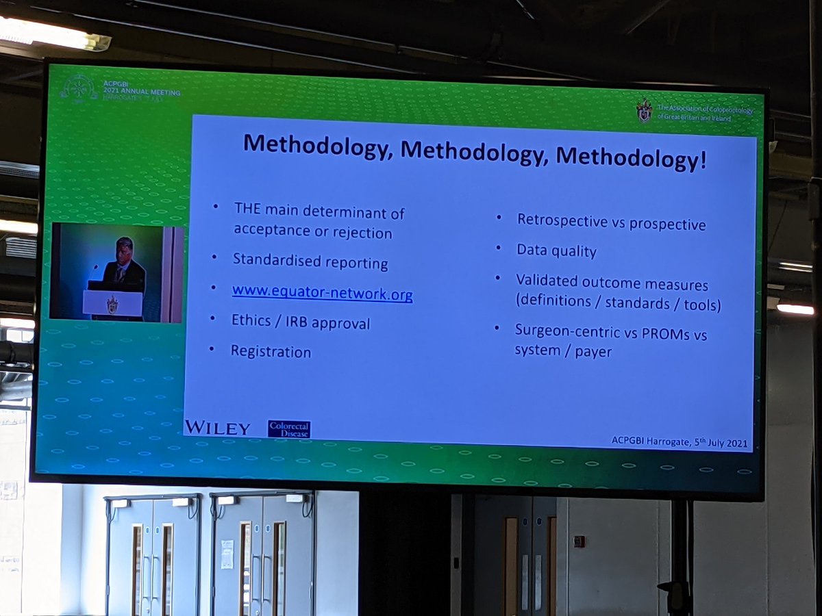 Why do papers get rejected? @Neil_J_Smart tells us a lot of it is methodology #surgicalresearch #ACPGBI2021