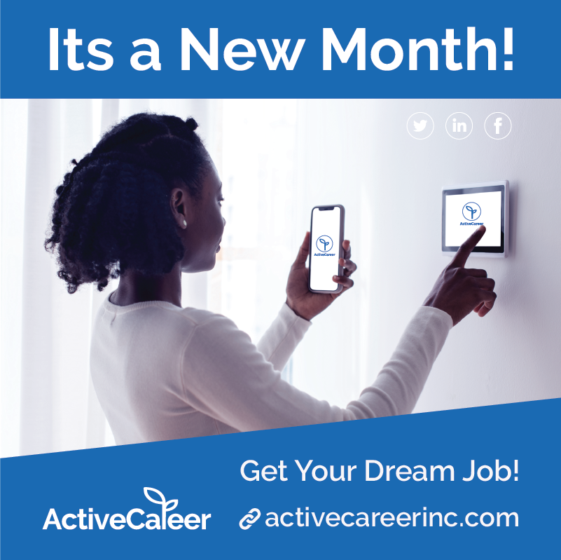 Activefundinc's tweet photo. Start off your New Month by applying for your dream Job from Activecareer. Visit https://t.co/v832YzbxbD #jobs #careers #jobsearch #jobopportunity #jobvacancy #jobseekers #activecareer  #hiring https://t.co/T76mQdMzdH