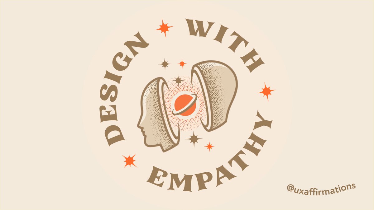 uxaffirmations's tweet photo. ✨I design with empathy for the diversity of the human experience✨ https://t.co/DUaCovO3VQ